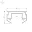 Arlight 033090 Профиль-держатель LGD-STRETCH-4TR-2000 (Arlight, Алюминий) 033090, изображение 4