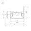 Arlight 035771 Профиль FOLED-50-WALL-2000 (Arlight, Алюминий) 035771, изображение 8