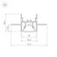 Arlight 023863 Профиль FOLED-CEIL-CENTER-2000 (Arlight, Алюминий) 023863, изображение 5