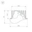 Arlight 019270 Профиль с экраном ALU-ASYMETRIC-2000 ANOD+FROST LENS (Arlight, Алюминий) 019270, изображение 5