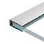 Arlight 015477 Профиль ALU-HANDRAIL-2000 FOR GLASS 17,5 (Arlight, Алюминий) 015477, изображение 2