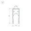 Arlight 015477 Профиль ALU-HANDRAIL-2000 FOR GLASS 17,5 (Arlight, Алюминий) 015477, изображение 6