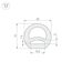Arlight 040272 Силиконовый профиль WPH-FLEX-D20-TOP-S10-5m WHITE (Arlight, Силикон) 040272, изображение 4