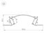 Arlight 029852 Профиль с экраном ALM-ARC-DOUBLE-2000 ANOD+FROST (Arlight, Алюминий) 029852, изображение 6