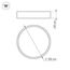 Arlight 022999(2) Светильник SP-TOR-PILL-R500-35W Warm3000 (BK, 120 deg, 230V) (Arlight, IP20 Металл, 3 года) 022999(2), изображение 15