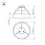 Arlight 022146(1) Светильник SP-TOR-RING-HANG-R460-33W Warm3000 (WH, 120 deg) (Arlight, IP20 Металл, 3 года) 022146(1), изображение 10