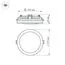 Arlight 020709 Светодиодная панель LTD-115SOL-15W Day White (Arlight, IP44 Пластик, 3 года) 020709, изображение 14