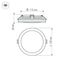 Arlight 020712 Светодиодная панель LTD-135SOL-20W Warm White (Arlight, IP44 Пластик, 3 года) 020712, изображение 14