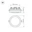 Arlight 017988 Светодиодная панель LTD-85SOL-5W Warm White (Arlight, IP44 Пластик, 3 года) 017988, изображение 14