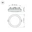Arlight 020708 Светодиодная панель LTD-115SOL-15W Warm White (Arlight, IP44 Пластик, 3 года) 020708, изображение 12