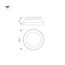 Arlight 022650 Вставка SP-POLO-R65 (WH, 3-3) (Arlight, Металл) 022650, изображение 4
