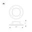 Arlight 045353 Накладка ART-DECK-CAP-LID4-R65 (SL, STEEL) (Arlight, Металл) 045353, изображение 7