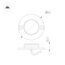 Arlight 051799 Светильник ART-DECK-LAMP-R40-1W Warm2700 (SL, 120 deg, 24V) (Arlight, IP67 Металл, 3 года) 051799, изображение 3