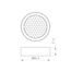 Arlight 046764 Фильтр сетчатый с посадочным кольцом LGD-HONEYCOMB-RING-R85 (BK) (Arlight, Металл) 046764, изображение 4