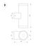 Arlight 044850 Светильник LGD-RAY-WALL-TWIN-R65-2x9W Day4000 (GR, 23 deg, 230V) (Arlight, IP65 Металл, 3 года) 044850, изображение 4