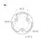 Arlight 045537 Светильник LGD-CASTELLO-BOLL-H800-20W Warm3500-MIX (GR, 80 deg, 230V) (Arlight, IP65 Металл, 5 лет) 045537, изображение 14