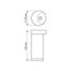 Arlight 020335 Светильник LGD-Path-Round120-H250B-12W Warm White (Arlight, IP54 Металл, 3 года) 020335, изображение 10