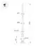 Arlight 051351 Опора фланцевая OXOR-OT3-DE-D160-L3500 (BK) (Arlight, Сталь) 051351, изображение 4