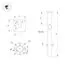 Arlight 051332 Закладная деталь OXOR-EP1-D108-L500 (BK) (Arlight, Сталь) 051332, изображение 4