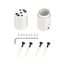 Arlight 048400 Крепление MOONLIGHT-VT-CEILING-DL-D25 White (Arlight, Металл) 048400