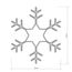 Arlight 025307 Фигура ARD-SNOWFLAKE-M4-750x750-324LED White (230V, 18W) (Ardecoled, IP65) 025307, изображение 6