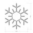 Arlight 025308 Фигура ARD-SNOWFLAKE-M5-600x600-216LED White (230V, 15W) (Ardecoled, IP65) 025308, изображение 6