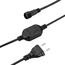 Arlight 044774 Шнур питания ARD-ICICLE-CLASSIC-1,5M Black (230V, 1,6A) (Ardecoled, -) 044774