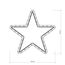 Arlight 025312 Фигура ARD-STAR-M1-295x275-36LED Warm (230V, 2,5W) (Ardecoled, IP65) 025312, изображение 8