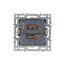 Arlight 043727 Механизм выключателя двухклавишный проходной SWT-MKP2-PL-WH (250V, 16A) (Arlight, -) 043727, изображение 5
