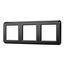 Arlight 043784 Рамка пластиковая FRM-VERSA-PL-3-BK (Arlight, -) 043784