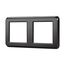 Arlight 043778 Рамка пластиковая FRM-VERSA-PL-2-BK (Arlight, -) 043778