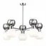 EVOLUCE SLE1138-102-10 Светильник потолочный Хром/Белый, Дымчатый E27 10*60W