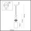 Odeon Light 4861/1B; 0043977 Подвес, изображение 6