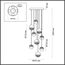 Odeon Light 5037/84L; 0047106 Люстра каскадная, изображение 3