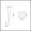 Odeon Light 6655/12GL3; 0047890 Уличный светильник, изображение 4