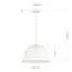 EVOLUCE SLE1805-503-01 Светильник подвесной Белый/Белый E27 1*40W, изображение 3