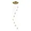 ST LUCE SL6114.203.08 Светильник подвесной ST-Luce Золотистый/Прозрачный LED 8*3W 3000K, изображение 2