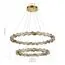 ST LUCE SL6009.203.02 Люстра подвесная ST-Luce Хром/Прозрачный,Янтарный LED 1*45W 3000K, изображение 3