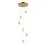 ST LUCE SL6114.203.06 Светильник подвесной ST-Luce Золотистый/Прозрачный LED 6*3W 3000K, изображение 3