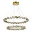 ST LUCE SL6009.203.02 Люстра подвесная ST-Luce Хром/Прозрачный,Янтарный LED 1*45W 3000K, изображение 4