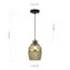 ST LUCE SL1661.403.01 Светильник подвесной ST-Luce Черный/Янтарный E27 1*40W, изображение 3