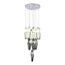 ST LUCE SL1242.103.16 Светильник подвесной ST-Luce Хром/Дымчатый, Молочный G9 16*5W 4000K, изображение 5