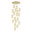 ST LUCE SL6506.203.18 Светильник подвесной ST-Luce Золотистый/Золотистый, Прозрачный LED 18*9W 3000K, изображение 4
