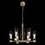 ST LUCE SL815.203.06 Люстра подвесная ST-Luce Матовое золото/Матовое золото, Прозрачный LED 6*8W 4000K, изображение 3