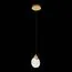 ST LUCE SL6104.203.01 Подвес ST-Luce Золотистый/Прозрачный,С пузырьками воздуха LED 1*3W 3000K, изображение 3