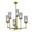 ST LUCE SL1240.303.06 Люстра подвесная ST-Luce Латунь/Дымчатый E27 6*60W, изображение 4