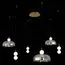 ST LUCE SL6112.202.42 Светильник подвесной ST-Luce Золотистый/Молочно-Белый,Прозрачно-Дымчатый LED 1*42W, изображение 2