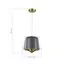 ST LUCE SL6127.313.01 Светильник подвесной ST-Luce Латунь/Серый, Прозрачный LED 1*18W 3000K, изображение 3