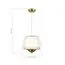 ST LUCE SL6127.303.01 Светильник подвесной ST-Luce Латунь/Белый, Прозрачный LED 1*18W 3000K, изображение 3