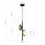 ST LUCE SL1521.403.02 Светильник подвесной ST-Luce Черный/Дымчатый, Белый G9 2*5W 4000K, изображение 3